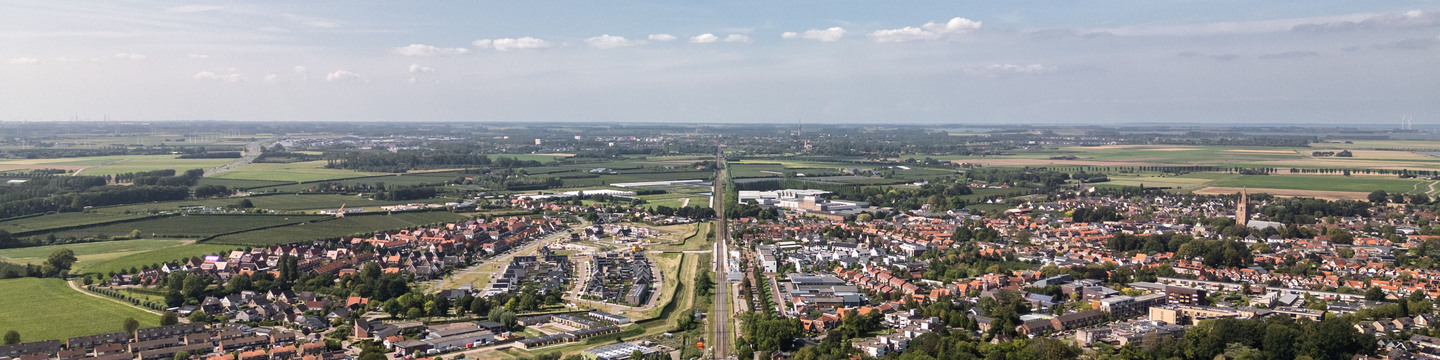 luchtfoto biezelinge
